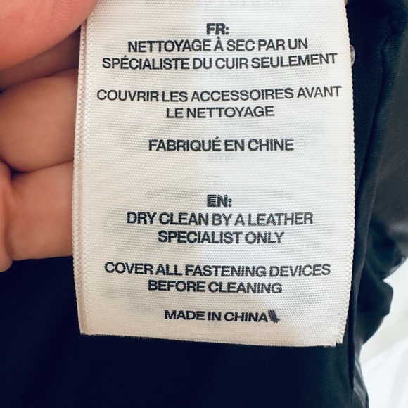 Soia & Kyo Black Genuine Lamb Skin Leather Biker Jacket with Metallic Accents - Picture 9 of 16